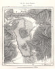 Lake Urmia. Iran. Sketch map 1885 old antique vintage plan chart