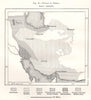 Faunas of Persia (Iran). Iran. Sketch map 1885 old antique plan chart