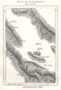 Yazd and Neighbourhood. Iran. Sketch map 1885 old antique plan chart