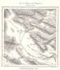Shiraz and Persepolis. Iran. Sketch map 1885 old antique plan chart