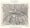 Bingol-Dagh. Turkey. Sketch map 1885 old antique vintage plan chart