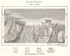 Trabzon & environs. Turkey. Sketch map 1885 old antique vintage plan chart