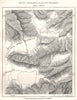 Confluence of the Two Euphrates. Turkey. Sketch map 1885 old antique chart
