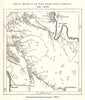 Mounds in the Tigris Valley, South of Seleucia. Iraq. Sketch map 1885 old