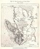 The Euphrates and Lake Najaf. Iraq. Sketch map 1885 old antique plan chart