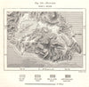 Mytilene. Lesbos. Greece. Sketch map 1885 old antique vintage plan chart