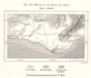 Mouths of the Seyhan and Ceyhan. Turkey. Sketch map 1885 old antique chart
