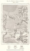 Strait of Chios or Chesmeh. Turkey. Sketch map 1885 old antique plan chart