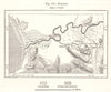Ephesus. Efes. Turkey. Sketch map 1885 old antique vintage plan chart
