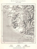 Valley of the Xanthos. Turkey. Sketch map 1885 old antique plan chart