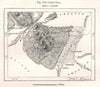 Jebel Safa. Syria. Sketch map 1885 old antique vintage plan chart