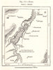 Homs & environs. Syria. Sketch map 1885 old antique vintage plan chart