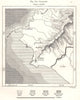 Latakia & environs. Syria. Sketch map 1885 old antique vintage plan chart
