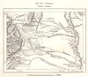 Jericho & environs. Palestine. Sketch map 1885 old antique plan chart