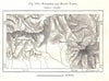 Nazareth and Mount Tabor. Israel. Sketch map 1885 old antique plan chart