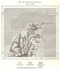 Musandam Peninsular. Oman. Sketch map 1885 old antique vintage plan chart