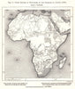 Chief Routes of Explorers in the Interior of Africa (1883). Sketch map 1885