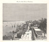 The Nile at Khartoum. Sudan 1885 old antique vintage print picture