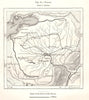 Faiyum. Egypt. Sketch map 1885 old antique vintage plan chart