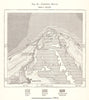 Damietta Mouth of the Nile. Egypt. Sketch map 1885 old antique plan chart