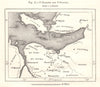 Ukerewe island & U-Sukuma. Speke Gulf. Lake Victoria. Tanzania. Sketch map 1885