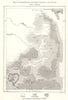 Intermediate Abyssinian Plateaux & Valleys. Lake Tana. Ethiopia. Sketch map 1885