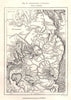 Inhabitants of Abyssinia. Ethiopia. Sketch map 1885 old antique plan chart