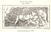 Debre Tabor. Ethiopia. Sketch map 1885 old antique vintage plan chart