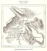 Aksum & environs. Ethiopia. Sketch map 1885 old antique vintage plan chart
