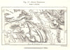 Bogos or Bilen Territory. Eritrea. Sketch map 1885 old antique plan chart