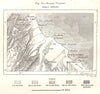 Suakin Uplands. Sudan. Sketch map 1885 old antique vintage chart