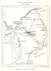 Bayuda Steppe / desert. Sudan. Sketch map 1885 old antique plan chart
