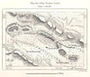 Wadi El Natrun. The Natron Lakes. Egypt. Sketch map 1885 old antique chart