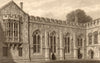 Hall &c. of Balliol College, Oxford, by John Le Keux 1837 old antique print