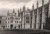 New College Chapel, Oxford, by John Le Keux 1837 old antique print picture