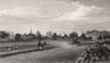 View of Oxford, from the Henley Road, Oxford, by John Le Keux 1837 old print