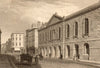 The Town Hall, Oxford, by John Le Keux 1837 old antique vintage print picture