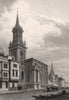 All Saints Church, Oxford, by John Le Keux 1837 old antique print picture