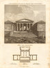 ATHENS. Acropolis Propylaea. Vue perspective de la façade des Propylées 1832