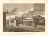ATHENS. Temple of Hephaestus perspective. 