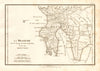 MESSENIAN GULF. Ancient Greece. Messénie. Mani peninsula. TARDIEU 1832 old map