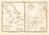 CYCLADES. Delos, Mykonos & Rineia. Santorini Ios Paros Andros. TARDIEU 1832 map