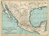 MEXICAN RAILWAYS. Mapa de los ferrocarriles de la Republica Mexicana 1935