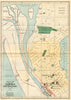 Plan of the city of TAMPICO, Mexico. Mapa de la ciudad. Town plan 1935 old