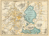 Plan of MEXICO CITY & valley. Cuidad de Mexico 1935 old vintage map chart