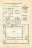 Museo Nacional de San Carlos. Upper floor. Mexico City 1935 old vintage map