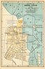 Plano de VERACRUZ, Mexico. Mapa de la ciudad. City/town plan 1935 old