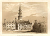 The merchant's house, Bridgegate, Glasgow 1848 old antique print picture