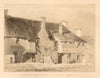 Old house near the foot of Stockwell Street, 1820, Glasgow. SMALL 1848 print
