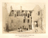 Old house at 157 High Street, 1846. Opposite College Church, Glasgow. SMALL 1848